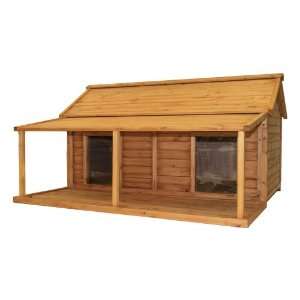  Premium Pet Products Simply Cedar Duplex Dog House Porch 