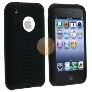 10 Colors Silicone Rubber Skin Case Cover Accessory Bundle For iPhone 