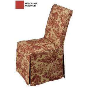  Natural Duck Chair W/slipcover 38hx19w Mandarin