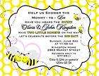Bumble BEE Honey Baby Shower Couple Invitation​s Neutral