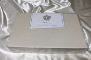 Court of Versailles Premiere 600 TC Queen Fitted Sheet Porcelain NEW 