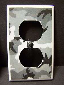 URBAN CAMOUFLAGE CAMO #1 OUTLET COVER PLATE  