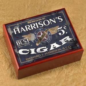  Patriot Personalized Cigar Humidor