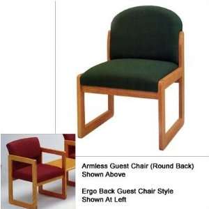  Classic Series Armless Guest Chair (ergo back) Base 4 