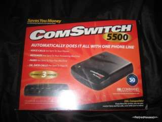 Command Comswitch 5500 Data Fax Modem Phone Sealed New Switch Router 