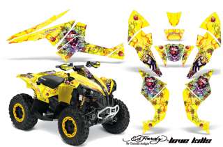 AMR RACING ATV STICKER KIT OFF ROAD QUAD DECAL WRAP CANAM RENEGADE ED 