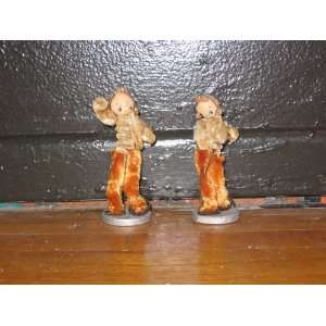  Vintage Collectible Dolls made from pipe cleaners 