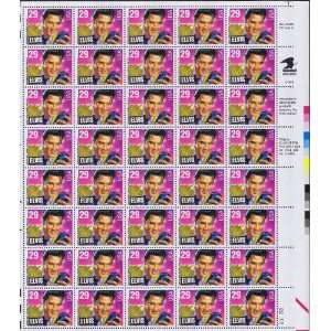  Elvis Presley Collectible Stamp Sheet 