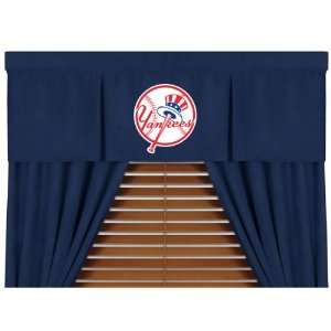  New York Yankees MVP Collection Baseball Team Logo Valance 