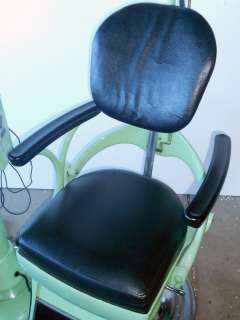Vtg Bausch & Lomb Hydraulic Dentist Chair TATTOO Barber NICE  