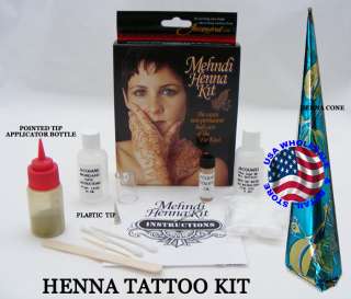 Henna Kit Cone Tube Pen Henna applicator bottle tattoos  
