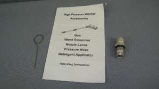 Pressure Washer Gun, Wand, Hose & Detergent Applicator  