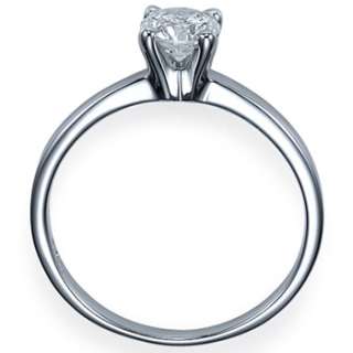   Classic Day ring set with a 0.30ct G H SI1 center Natural diamond