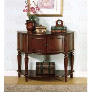 Coaster Storage Entry Way Console Table/Hall Table, Brown Finish 