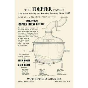   By Buyenlarge Toepfer Copper Brew Kettle 20x30 poster