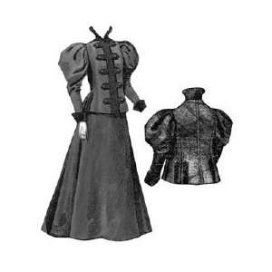    1896 Street Costume with Loose Jacket Pattern 