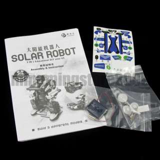 In 1 Educational DIY Solar Robot Toy Kit Set 1120  