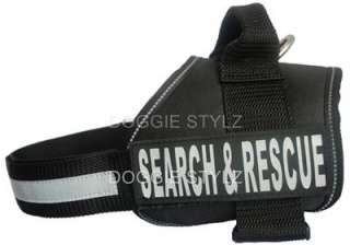 Dog Harness Search & Rescue Velcro Patch Professional  