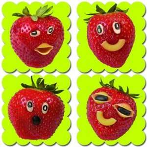  Photo Fruits Strawberry Stickers