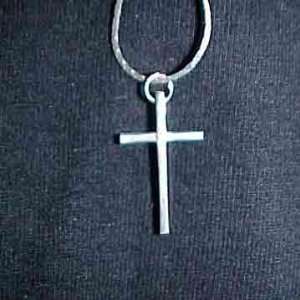  Simple Silver Cross Necklace 