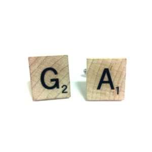  Scrabble Cufflinks in Gift Box You Pick the Letters 