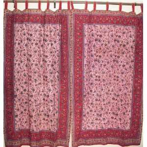   Decor Door Curtains Traditional Gudri Embroidery Indian Window Panels