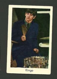   Ringo Starr Vintage 1960s European Card O with Drums Percussion  