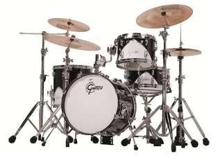   Black 4 pc Bop Drum Set Kit Shell Pack   Used Demo 019239310545  