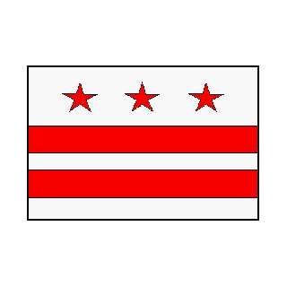  District of Columbia (Washington DC) Flag Nylon 5 ft. x 8 