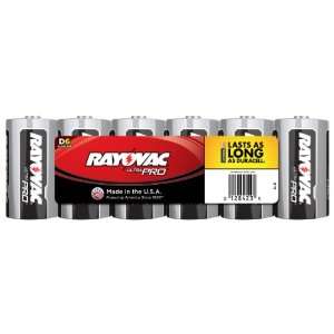  Rayovac AL D Size D Ultra Pro Alkaline Batteries, 6 Pack 