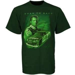  Dale Earnhardt Jr. Green Born to Race T shirt Sports 