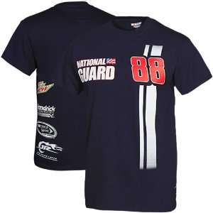  NASCAR Checkered Flag Dale Earnhardt Jr. Uniform Stripe T Shirt 