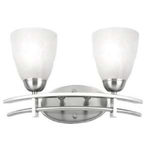  Possini Deco Nickel Collection 15 3/4 Bath Light Fixture 