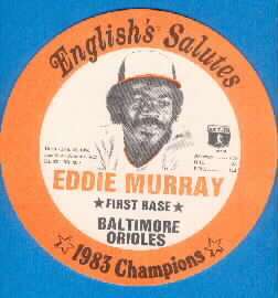 1983 Englishs EDDIE MURRAY chicken lid  