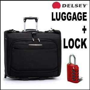   Luggage Lock Uses Words Not Numbers in Red   Delsey ADEL17753BKK1