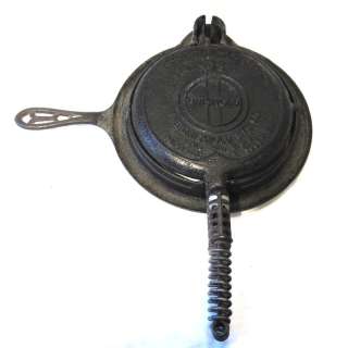   Griswold Cast Iron waffle iron no. 8 Cast iron waffle maker  