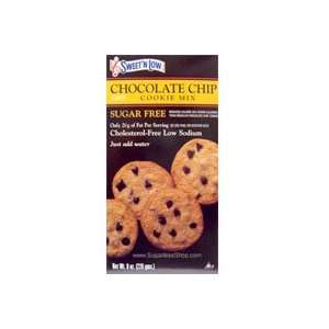 SweetN Low Sugar Free Chocolate Chip Cookie Mix, Just Add Water, Pack 
