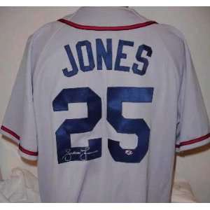 Andruw Jones Autographed Jersey