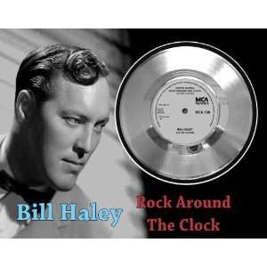 Bill Haley Rock Around The Clock Framed Silver Record A3