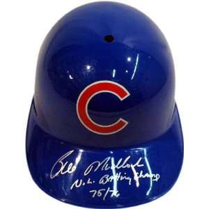 Bill Madlock Autographed Helmet  Details Chicago Cubs, Full Size 