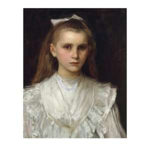  Portrait of a Young Girl Giclee Poster Print by John William 