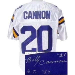 Billy Cannon signed LSU Tigers Purple Custom Jersey HT59   Autographed 