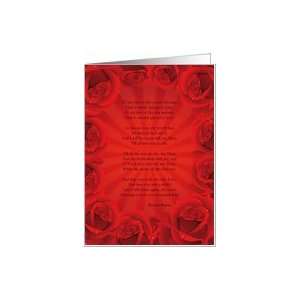  Red Rose Anniversary with Robert Burns Poem Husband to 