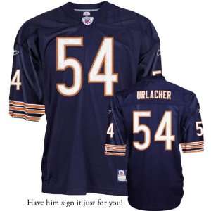 Brian Urlacher Chicago Bears Personalized Autographed Authentic Jersey