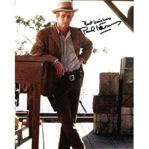 Butch Cassidy and the Sundance Kid Paul Newman Signed Autographed 8 x 