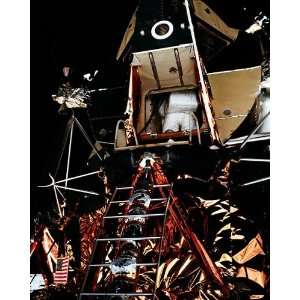  Apollo 11 Buzz Aldrin Lunar Module 8x10 Silver Halide 