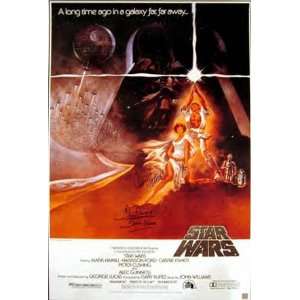 Carrie Fisher and David Prowse Star Wars Star Wars Movie Poster 27x40