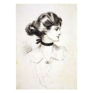 Charles Dana Gibson, A Daughter of the South, Shows a Classic Gibson 