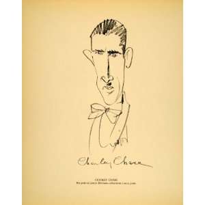  1938 Charley Chase Comedian Henry Major Lithograph 