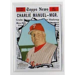  2010 Topps Heritage #462 Charlie Manuel Short Print 